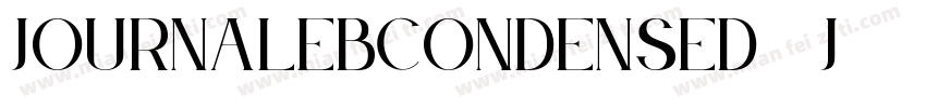 journalebcondensed 3j9字体转换